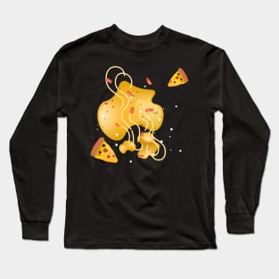 Pasta carbonara in kitchen Long Sleeve T-Shirt